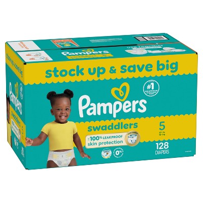 Pampers Swaddlers Sensitive Disposable Diapers - Size 5 - 128ct
