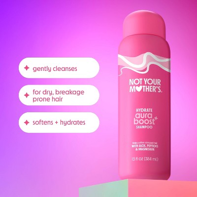 Not Your Mother's aura boost Hydrate Shampoo - 13oz: For All Hair Types, Basic Cleansing, Liquid Form