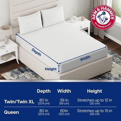 Arm & Hammer Twin/Twin XL Cooling Comfort Mattress Protector