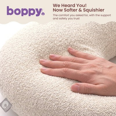 Boppy Luxe Nursing Pillow - Oat Boucle