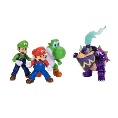 The Super Mario Galaxy Movie - 5" Figure Multi-Pack - Mario, Yoshi and exclusive Wonder Bowser Jr. and Luigi Figures
