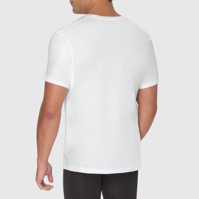 Hanes Premium Men's Sweat Block Crewneck Undershirt 3pk - White L
