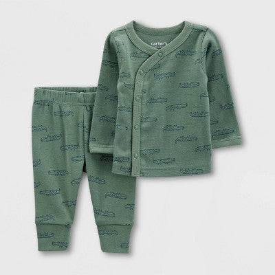 Carter's Just One You Baby Layette Registry Set - Green/Navy Blue Newborn