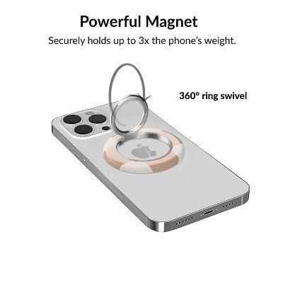 VELVET CAVIAR MagSafe Grip Ring - Nude Vibe Checker