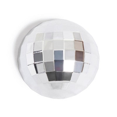 U Brands 4ct Disco Ball Magnets Silver