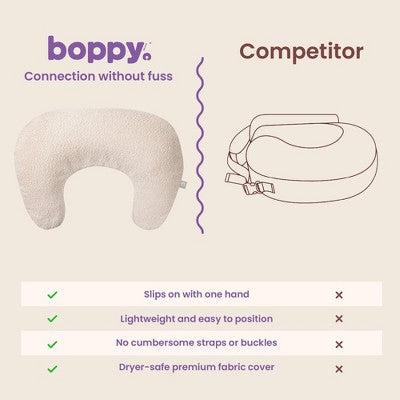 Boppy Luxe Nursing Pillow - Oat Boucle