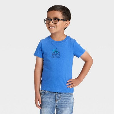 Toddler Boys' Short Sleeve T-Shirt - Cat & Jack Blue 3T