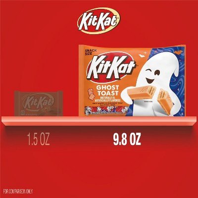 Kit Kat Ghost Toast Halloween Candy Snack Size - 9.8oz BBD: 06/26