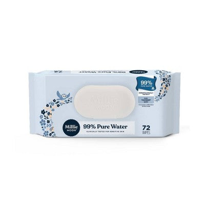 Millie Moon 99% Pure Water Baby Wipes - 216ct
