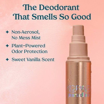 Kopari Fresh Set All-Over Women's Deodorant Mist - Vanilla Breeze - 2.7oz - Ulta Beauty