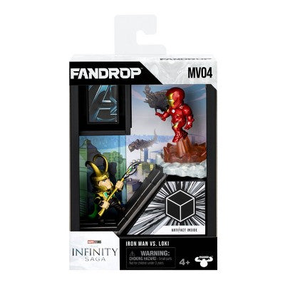 FANDROP Marvel Iron Man vs Loki Figure - 2pk