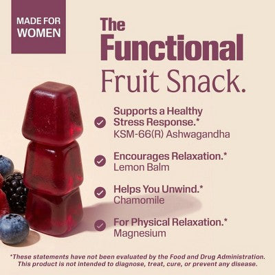 Lioness Calm Mixed Berry Fruit Snacks - 3.4oz/4ct