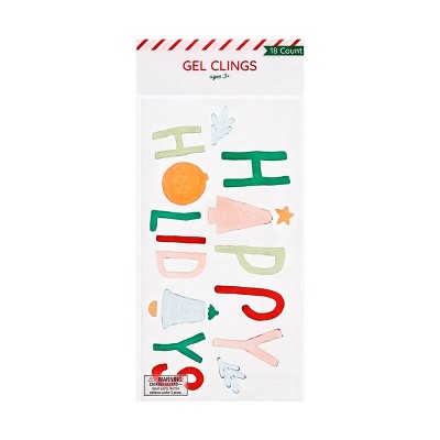 Window Gel Clings Holidays - Bullseye's Playground