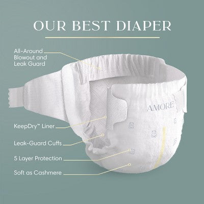 Amore by Pampers Diapers Enormous Pack - Size 3 - 116ct