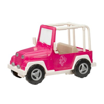 Our Generation My Way and Highways Pink and White Plastic 4x4 Vehicle (LOCAL PICKUP ONLY)
