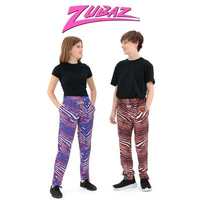 NFL Atlanta Falcons Zubaz Youth Zebra Screen Print Pants - 16/18