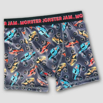 Boys' Monster Jam 4pk Boxer Briefs - 4