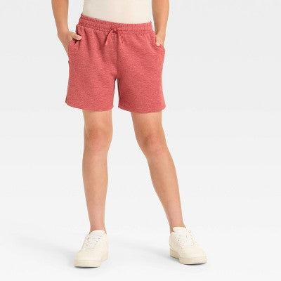 Boys' Mesh Spacer Shorts - All In Motion Dark Red L