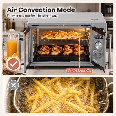 Costway 26.4 Quart French Door Convection Toaster Oven with 11 Presets, LED Display (LOCAL PICKUP ONLY)