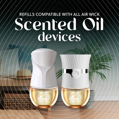 Air Wick Vibrant Scented Oil Air Freshener Refills - Island Coconut & Warm Sands - 0.67 fl oz/2ct