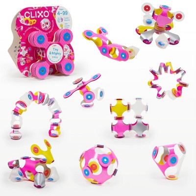 Clixo Tiny & Mighty Magnetic Building Set - Sparkle