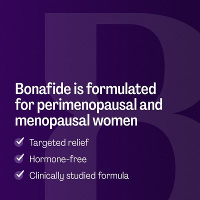 Bonafide Hot Flash and Night Sweats Relief Tablets - Thermella - 14 Day Supply - 28ct