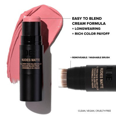 NUDESTIX Nudies All Over Face Matte Blush - Sunkissed Pink - 0.25oz - Ulta Beauty