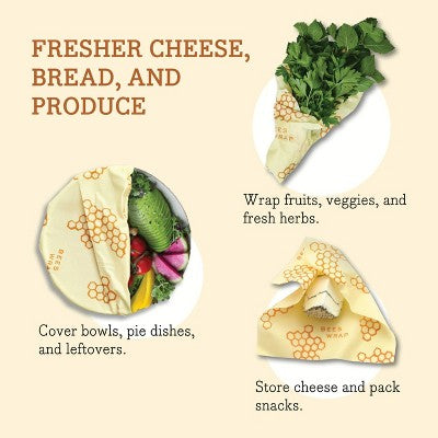 Bee's Wrap Reusable Beeswax Compostable Sandwich Wrap