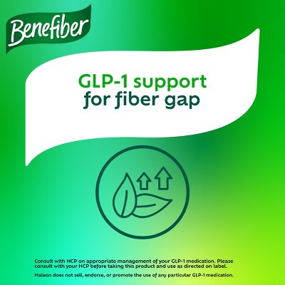 Benefiber Prebiotic GLP-1 Friendly Fiber Supplement Caplets - 84ct