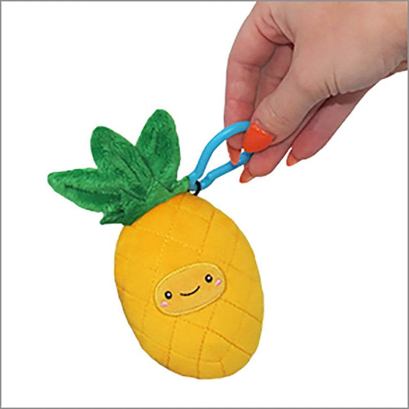 7" Summer Market Pineapple Backpack Clips - Gigglescape